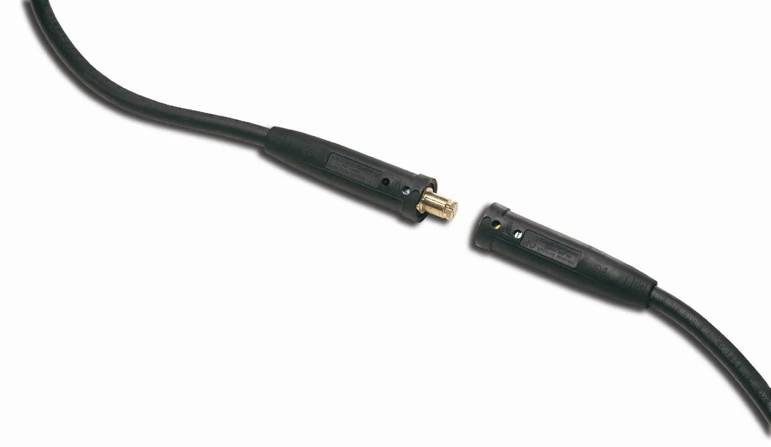 2/0 Cable 50' W/Tw 2-Mpcconn. M/F
