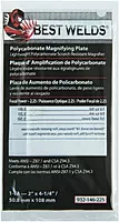 BEST WELDS 901-932-146-225 - 2" Plastic Magnifier Plate, 2" x 4.25" 2.25 Diopter, Polycarbonate, Clear