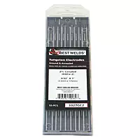BEST WELDS 900-3327GC2 3/32 x 7 2% Ceriated Tungsten Electrodes - 10/PK