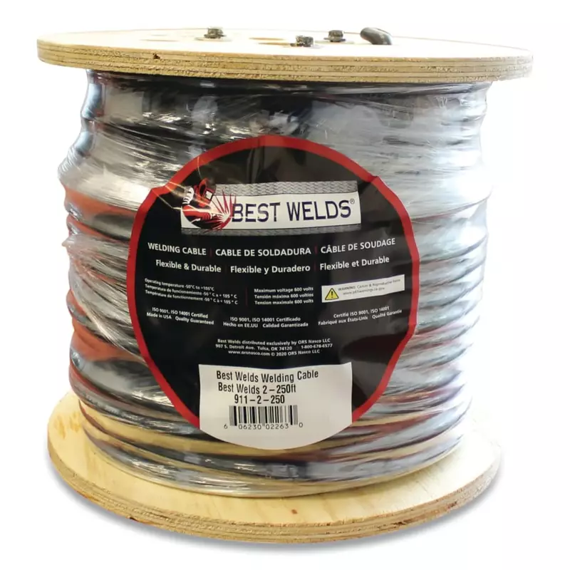 Best WELDS 4-250 Weld Cable 4AWG 250' FT