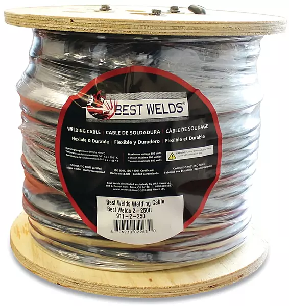 BEST WELDS 6-250 WELD CABLE 6AWG 250' RL