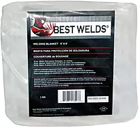 Best Welds Welding Blankets, 8 ft X 6 ft, Fiberglass, White