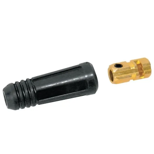 BEST WELDS 900-BK-50 - Dinse Style Cable Plug & Socket, Female, Ball Point Connection, 1/0