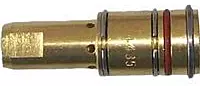 Gas Diffusers, Brass, for Bernard MIG Guns & 7400 Series Contact Tips, 400-600A