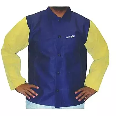 BW 1201-XL LEATHER/S ATEEN COMBO JACKET