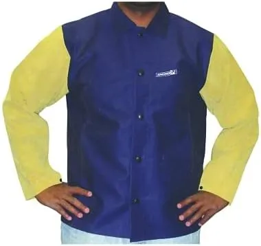 BW 1201-XL LEATHER/S ATEEN COMBO JACKET