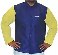 BW 1201-XL LEATHER/S ATEEN COMBO JACKET