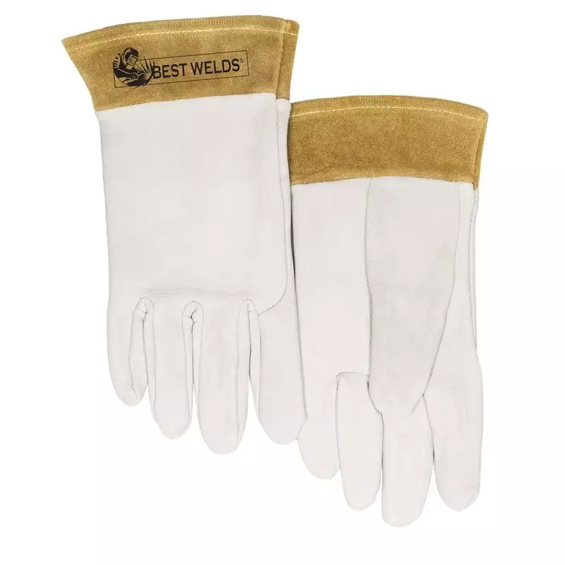 BEST WELDS 902-110TIG-L - 110-TIG Capeskin Welding Gloves, Large, White