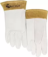 BEST WELDS 902-110TIG-L - 110-TIG Capeskin Welding Gloves, Large, White