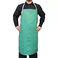 BEST WELDS 902-CA-400 - Flame-Retardant Sateen Bib Apron, 24" x 36" Visual Green