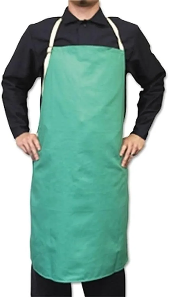 BEST WELDS 902-CA-500 - Flame-Retardant Sateen Bib Apron, 24" x 42" Visual Green