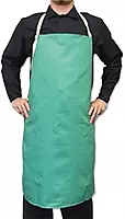 BEST WELDS 902-CA-500 - Flame-Retardant Sateen Bib Apron, 24" x 42" Visual Green