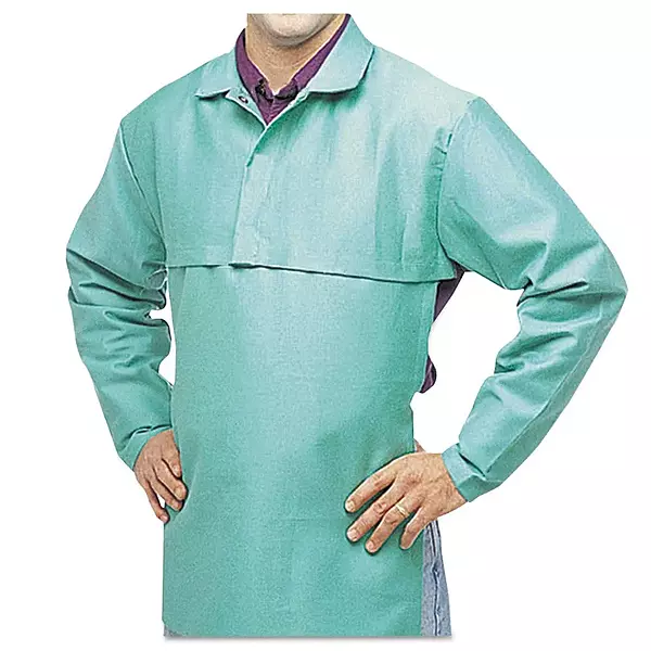 BEST WELDS 902-CA-650-L - Flame Retardant Sateen Cape Sleeves, 14" Long, Hook/Loop
