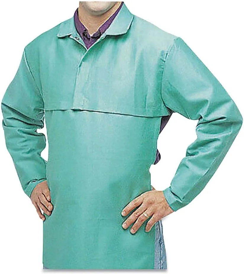 BEST WELDS 902-CA-650-XL FR Cotton Sateen Cape Sleeves, 14" Long, Hook/Loop Closure,