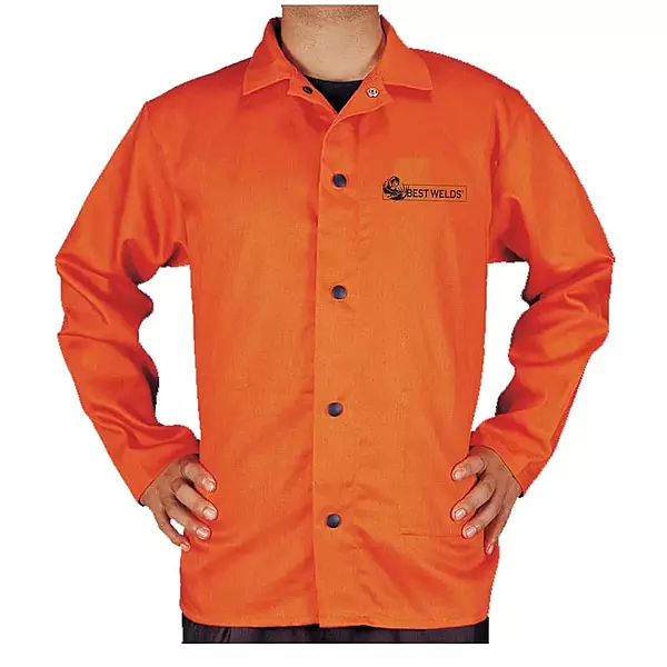 BEST WELDS 902-1230-XL Premium Flame Retardant Jacket, X-Large, Orange