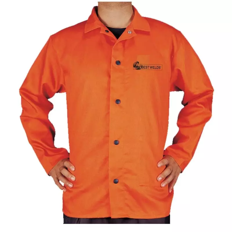 BEST WELDS 902-1230-XL Premium Flame Retardant Jacket, X-Large, Orange