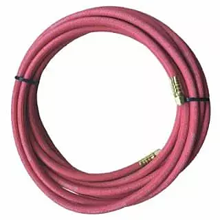 Best Welds Grade T Single-Line Welding Hose, 3/8 in, 100 ft, BB Fittings, Fuel Gases, Red
