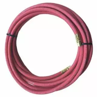 Best Welds Grade T Single-Line Welding Hose, 3/8 in, 100 ft, BB Fittings, Fuel Gases, Red