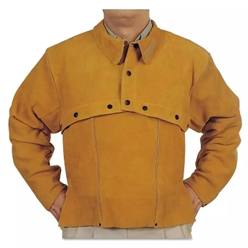 BEST WELDS 902-Q-2-XL - Leather Cape Sleeves, Snaps Closure, X-Large, Golden Brown