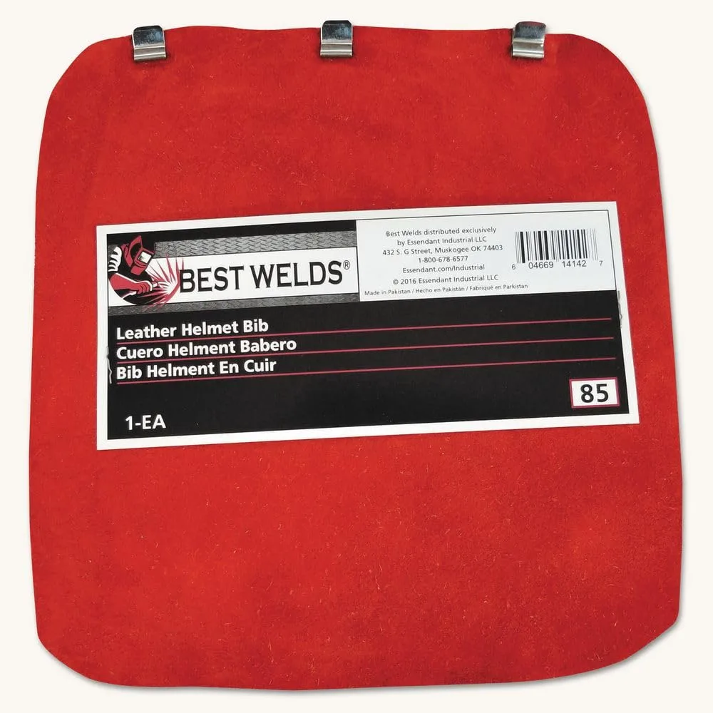 BEST WELDS 902-85 - Leather Helmet Bib, 8 in
