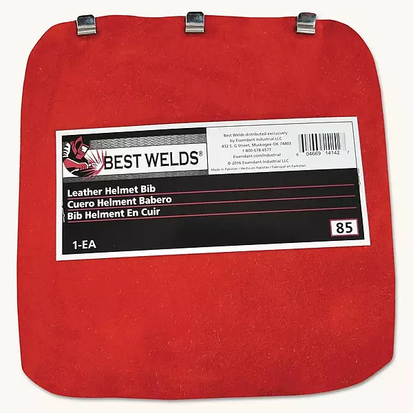 BEST WELDS 902-85 - Leather Helmet Bib, 8 in