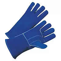 BEST WELDS 902-3030 - 7344 Leather Welding Gloves, Leather, Large, Blue, 12 Pairs (12pk)