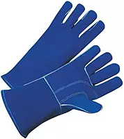 BEST WELDS 902-3030 - 7344 Leather Welding Gloves, Leather, Large, Blue, 12 Pairs (12pk)