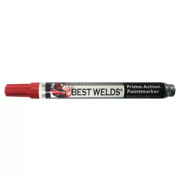 BEST WELDS 900-PAINTMKR-RED - Prime-Action Paint Marker, Reversible Chisel/Bullet (12pk)