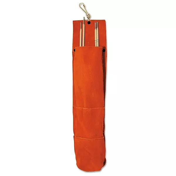 BEST WELDS 902-75 - Rod Bags, 5 lb Capacity, Side Split Cowhide, Brown