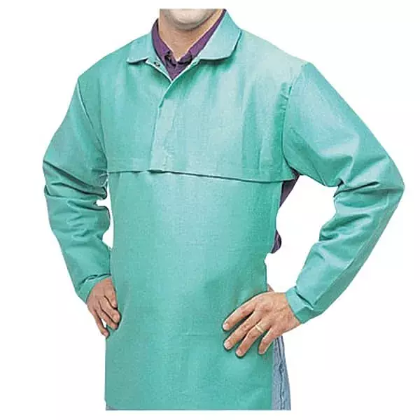 BEST WELDS 902-CA-650-3XL - Sateen Cape Sleeves, Hook/Loop Closure, 3X-Large, Visual Green