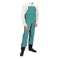 BEST WELDS 902-CA-302-S - Sateen Split Leg Bib Apron, 24" x 42" Visual Green
