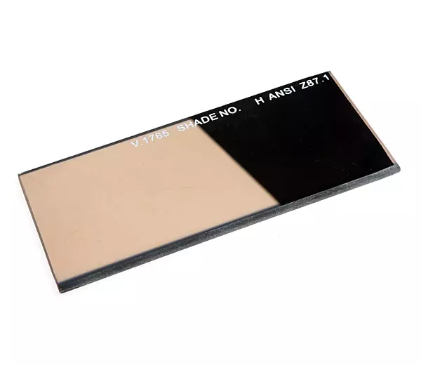 Shade 10 Gold Coated Polycarbonate Welding Filter Lens Plate for Welding Hood/Helmet Plastic Gold Lens 2 x 4.25