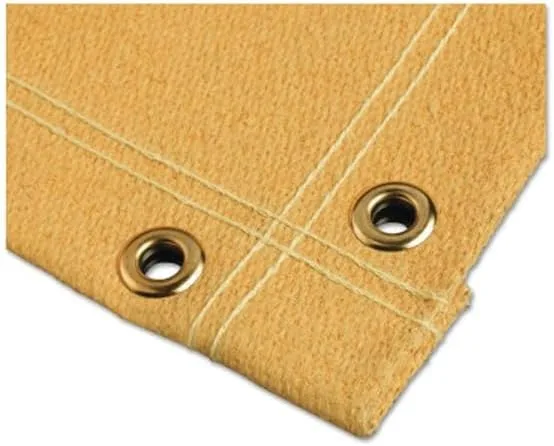 BEST WELDS 902-AC2300-24-10X10 - Welding Blankets, 10ft x 10ft, Fiberglass, Yellow, 24 oz