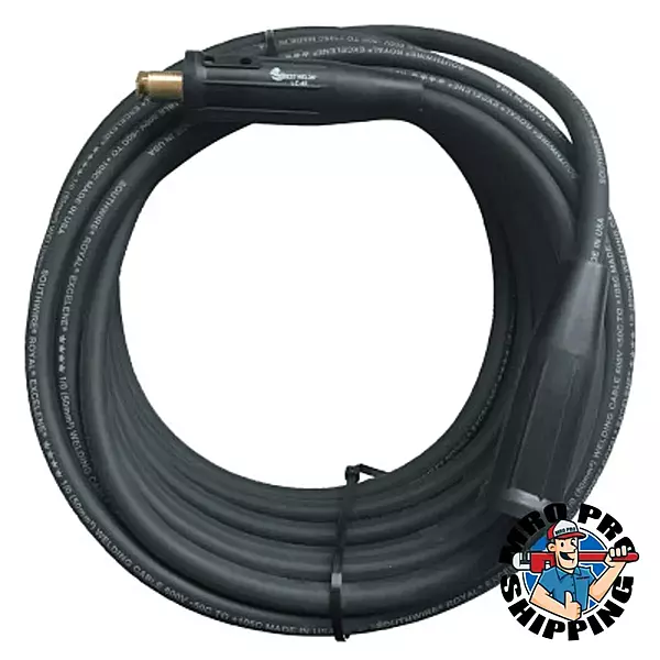 BEST WELDS 911-2/0-100-LC40 - Welding Cable Assembly, 2/0 AWG, 100ft w/ LC40 Male/Female,