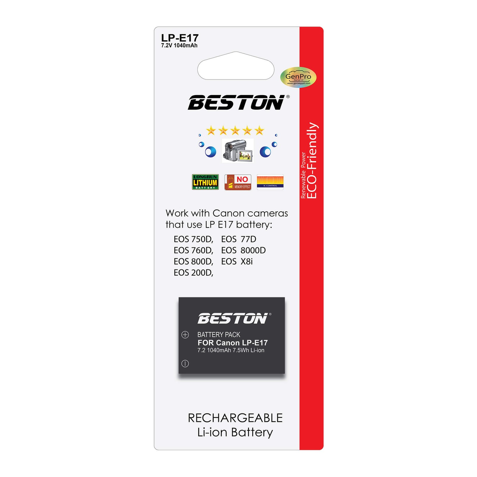 beston Battary LP-E17