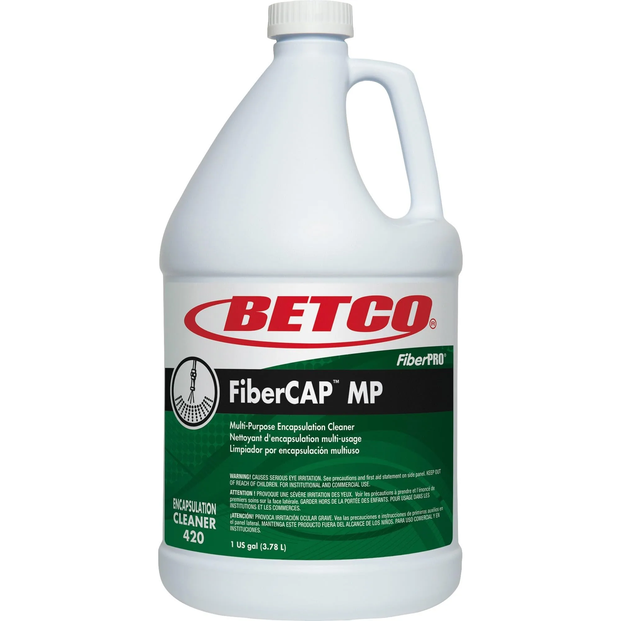 Betco FiberCAP MP Multipurpose Cleaner - 128 fl oz (1 Gallon) - Clear