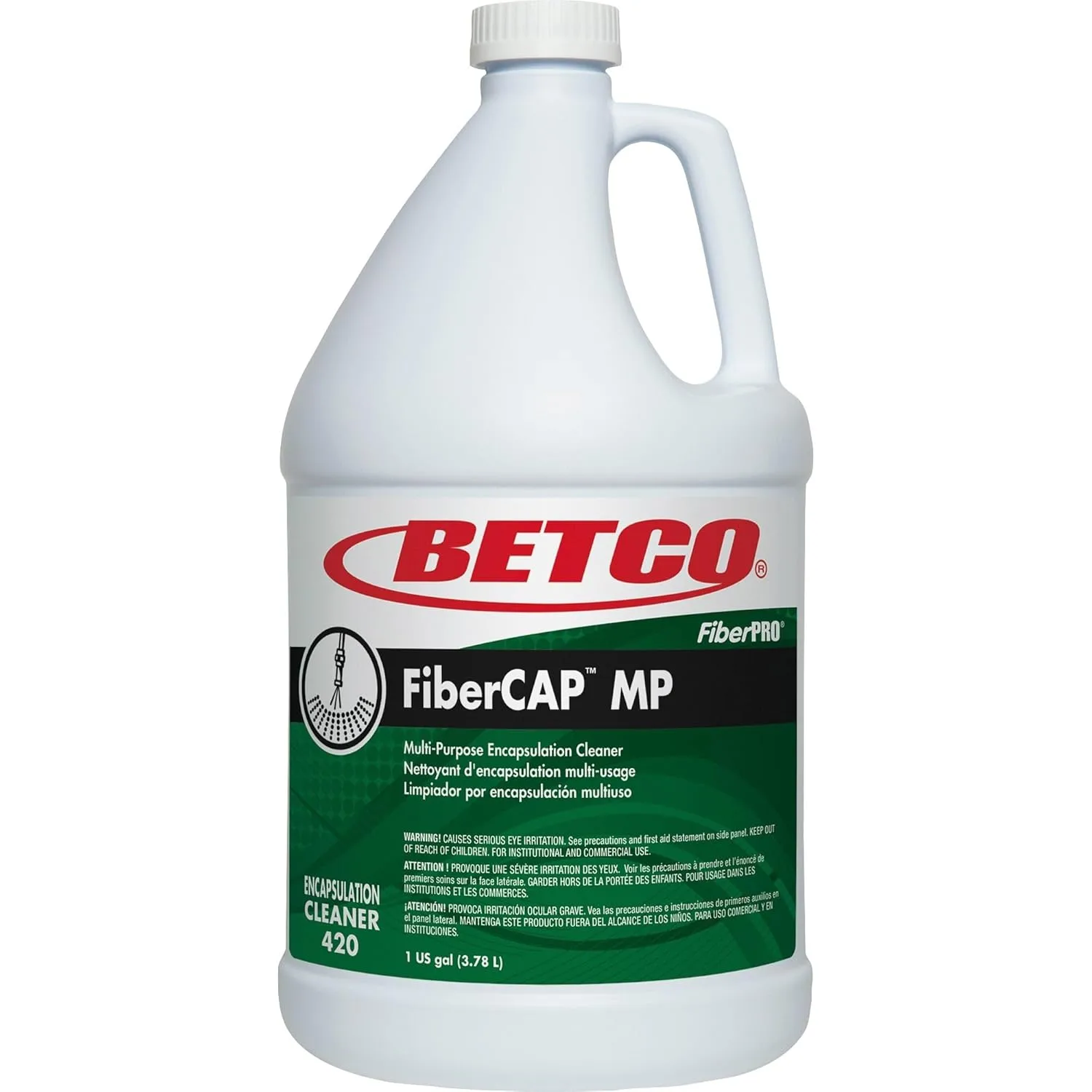 Betco FiberCAP MP Multipurpose Cleaner - 128 fl oz (1 Gallon) - Clear