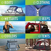 Zipper Wax Zip Lube - Marine Grade Zipper Lubricant Stick and Tool for Boat Canvas, Bimini Snaps, Metal Zippers, Jackets