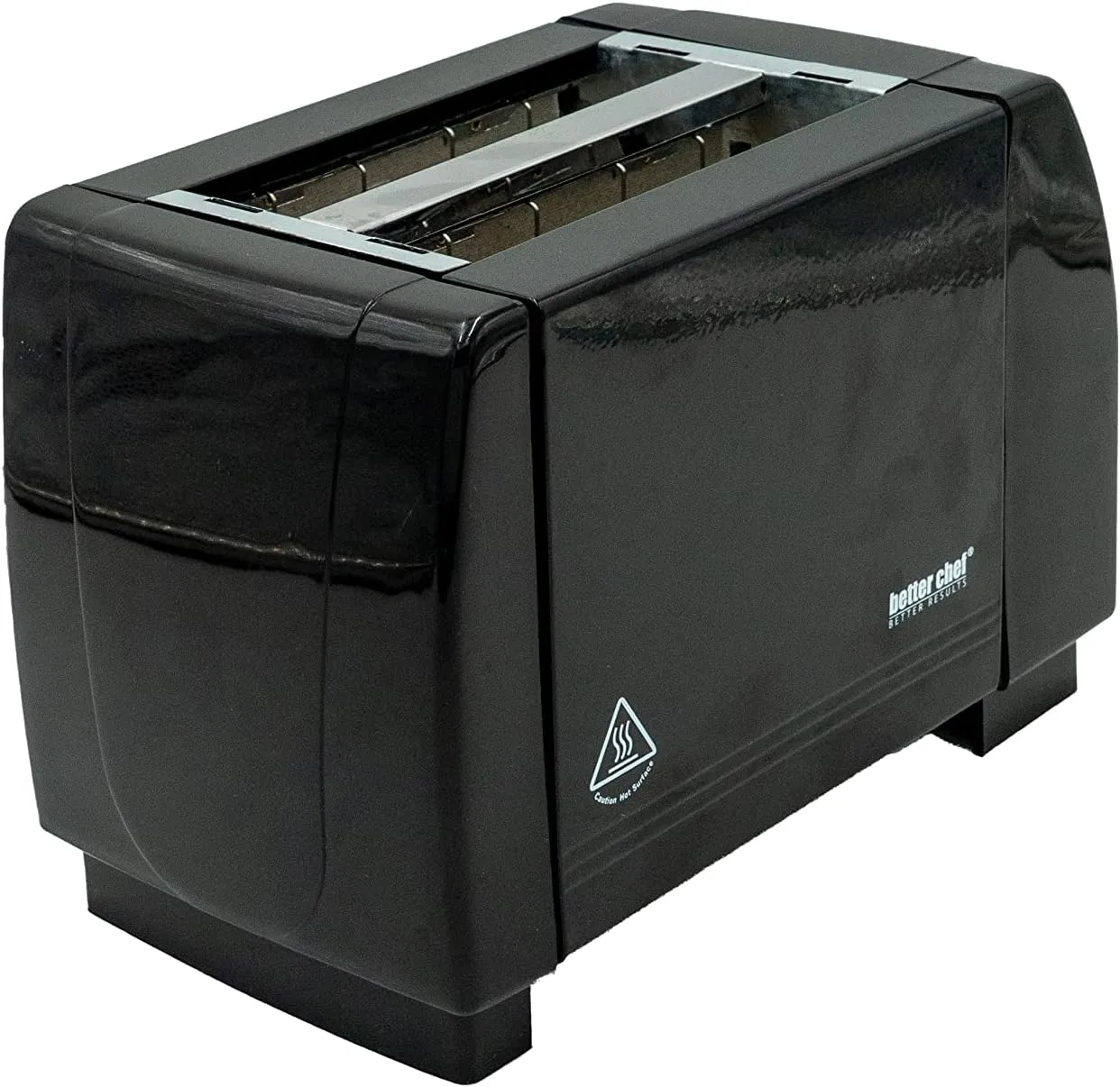 BETTER CHEF 2-Slice Toaster - Darkness Control & Crumb Tray