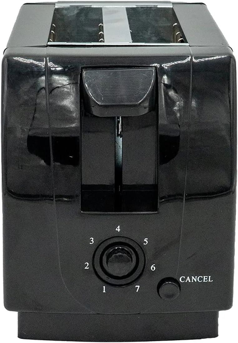 BETTER CHEF 2-Slice Toaster - Darkness Control & Crumb Tray