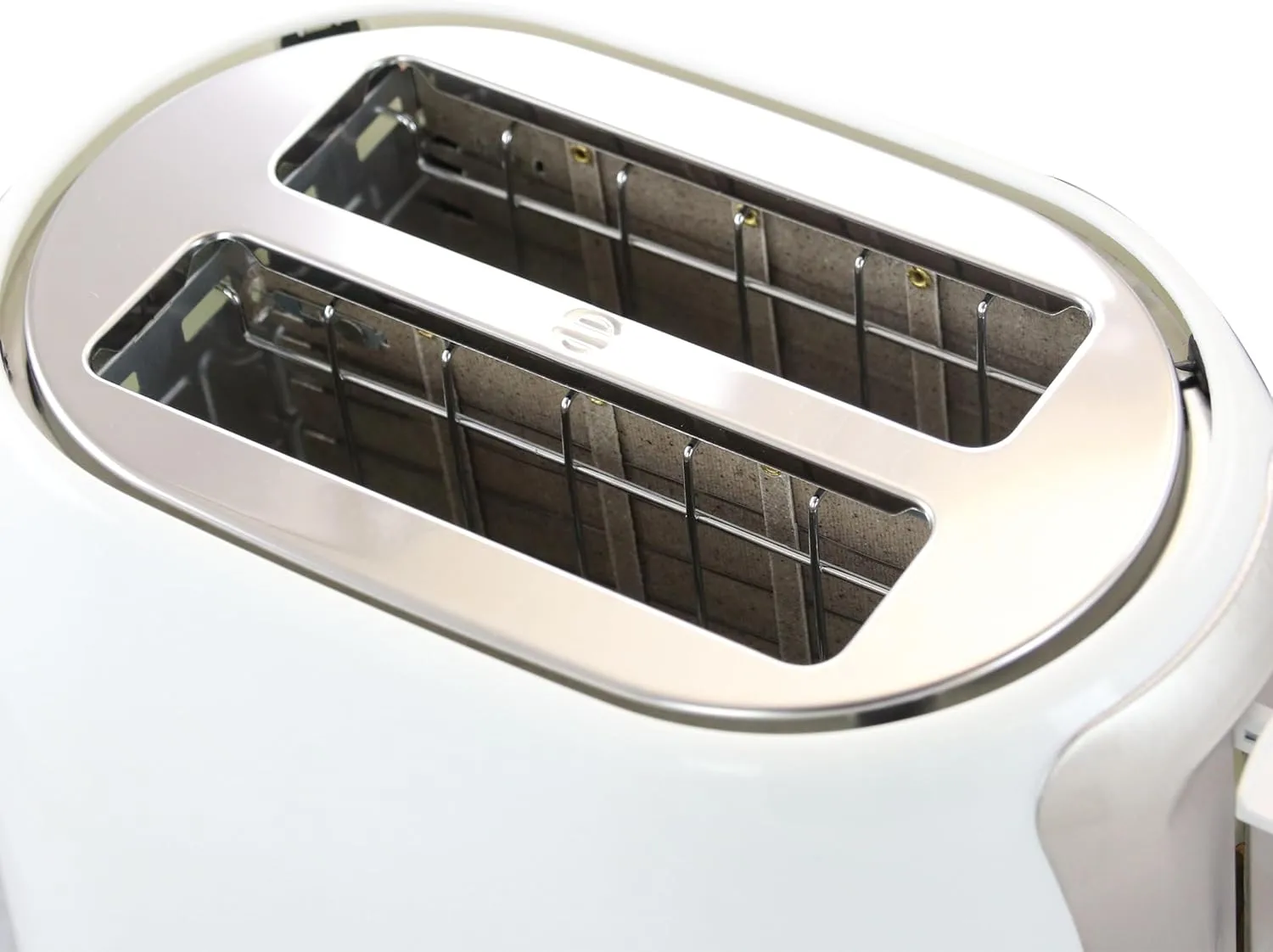 BETTER CHEF 2-Slice Wide-Slot Cool-Touch Toaster with Reheat & Defrost and Stainless-Steel Accents