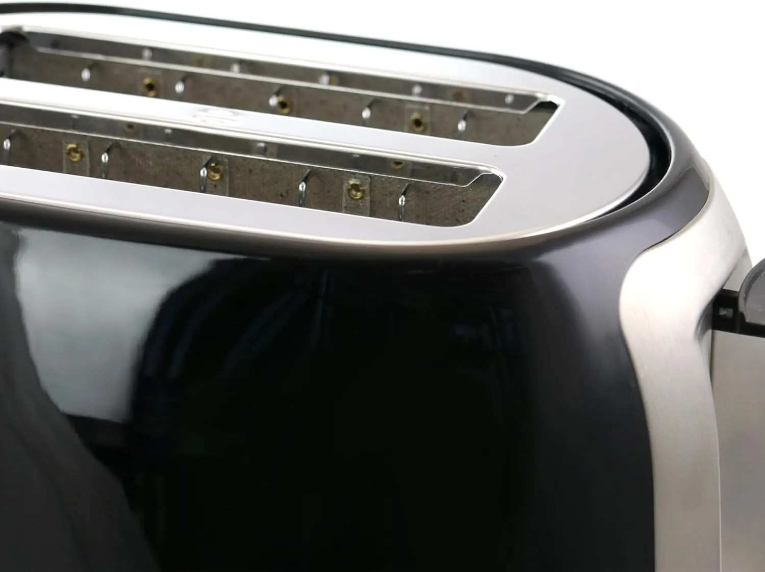 BETTER CHEF 2-Slice Wide-Slot Cool-Touch Toaster with Reheat & Defrost and Stainless-Steel Accents