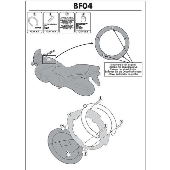 KAPPA TANKLOCK MOUNT BF04K