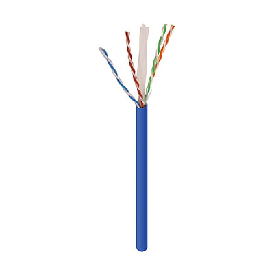 Cat6 UTP CCA Cable 23AWG 1000Ft Blue Cat6 UTP CCA Cable 23AWG 1000Ft Blue