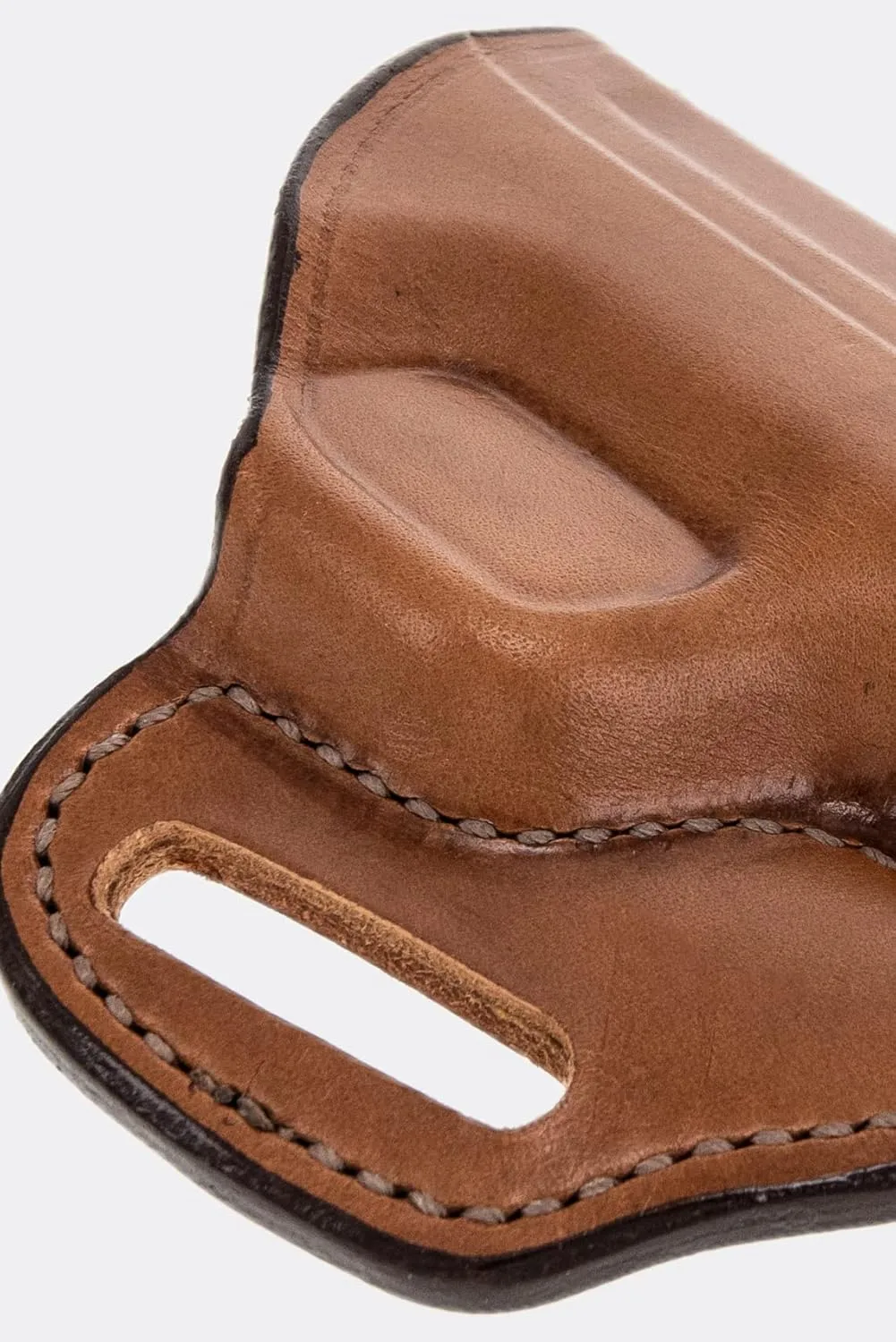 BIANCHI Model 57 Remedy Open-Top Full-Grain Leather Belt Slide Holster