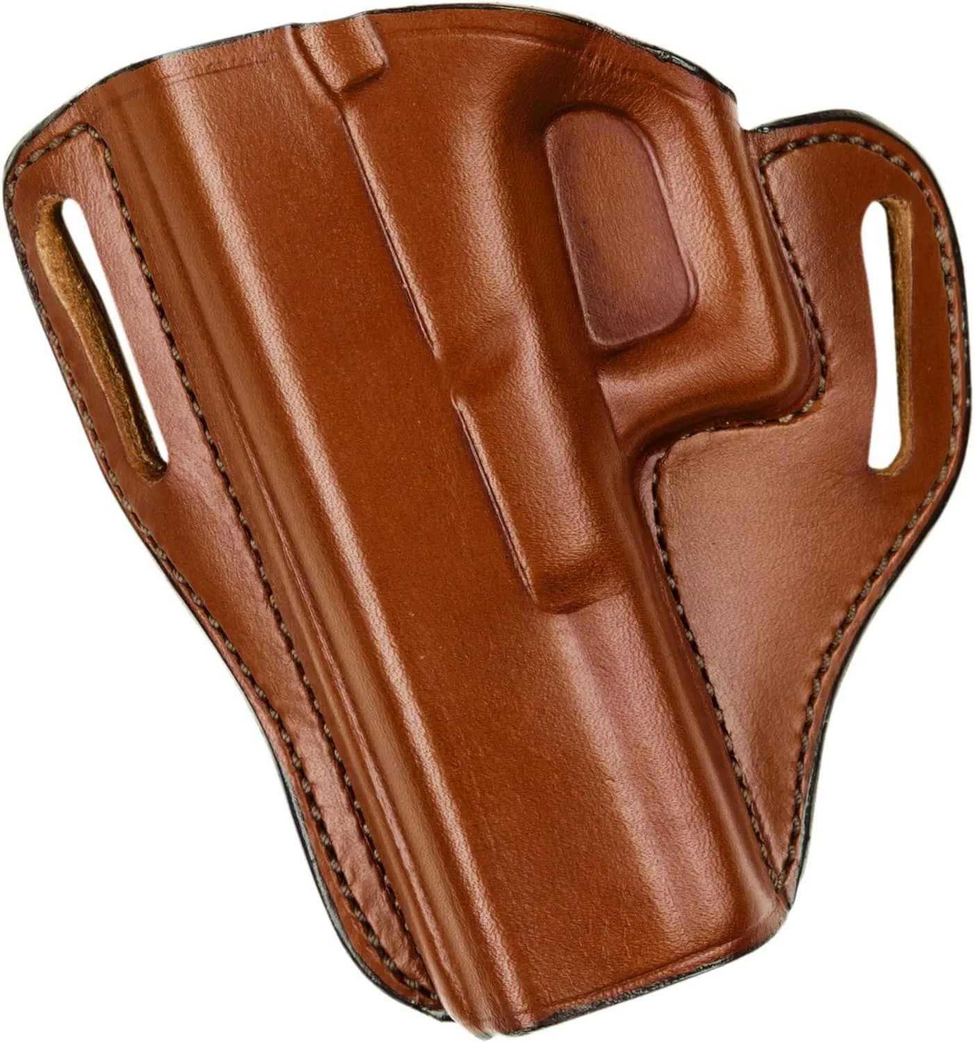 BIANCHI Model 57 Remedy Open-Top Full-Grain Leather Belt Slide Holster