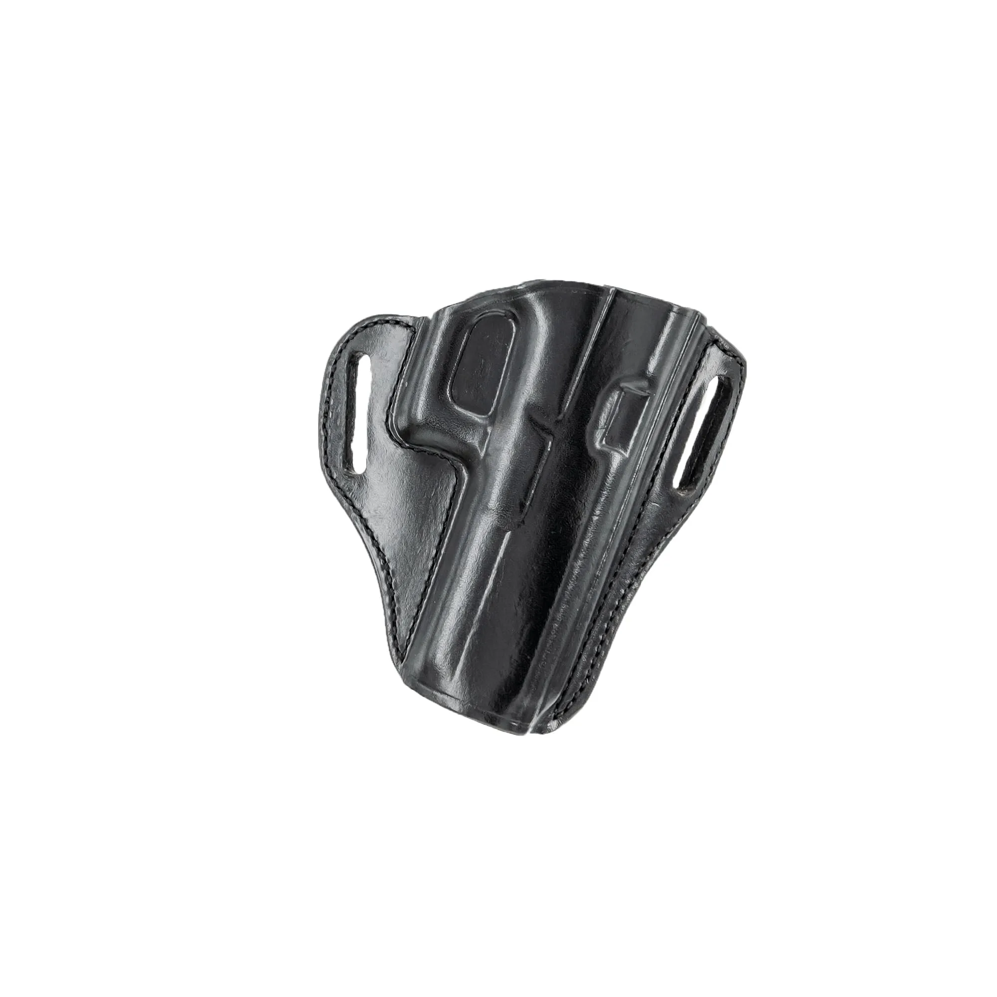 BIANCHI Model 57 Remedy Open-Top Full-Grain Leather Belt Slide Holster