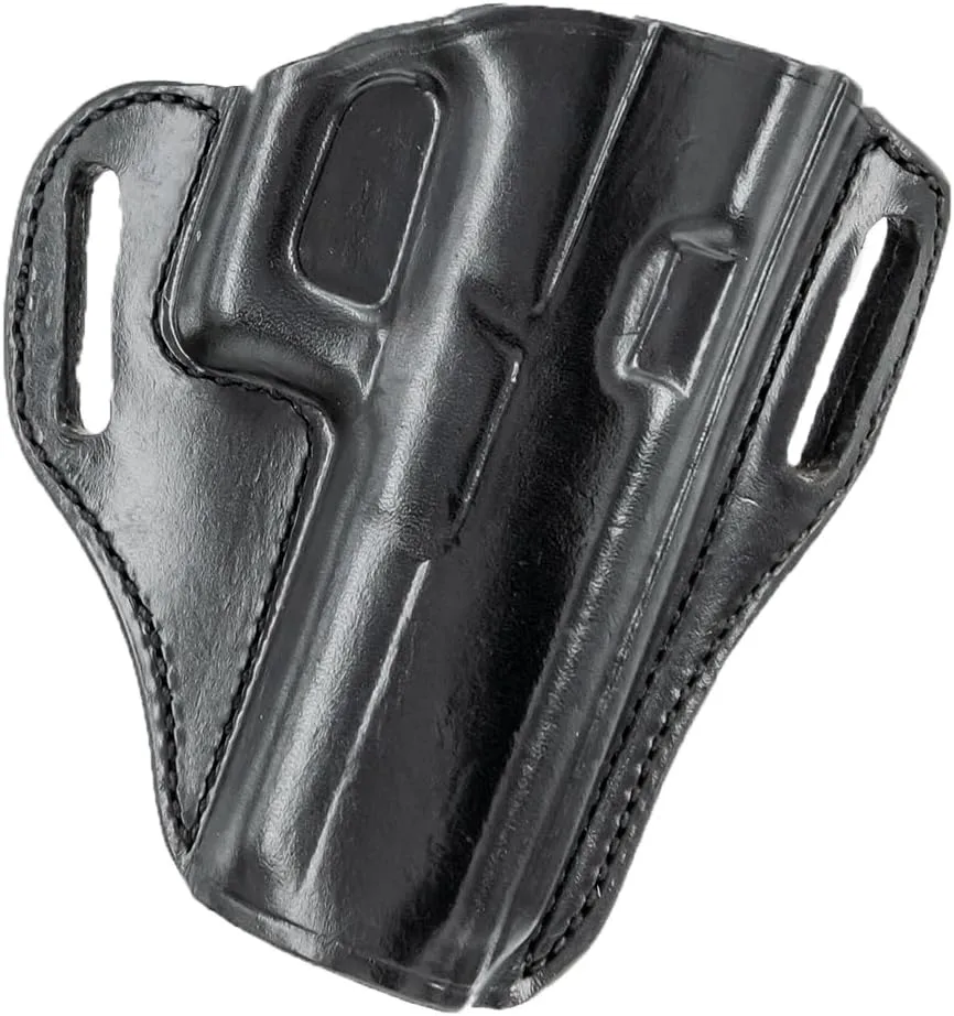 BIANCHI Model 57 Remedy Open-Top Full-Grain Leather Belt Slide Holster