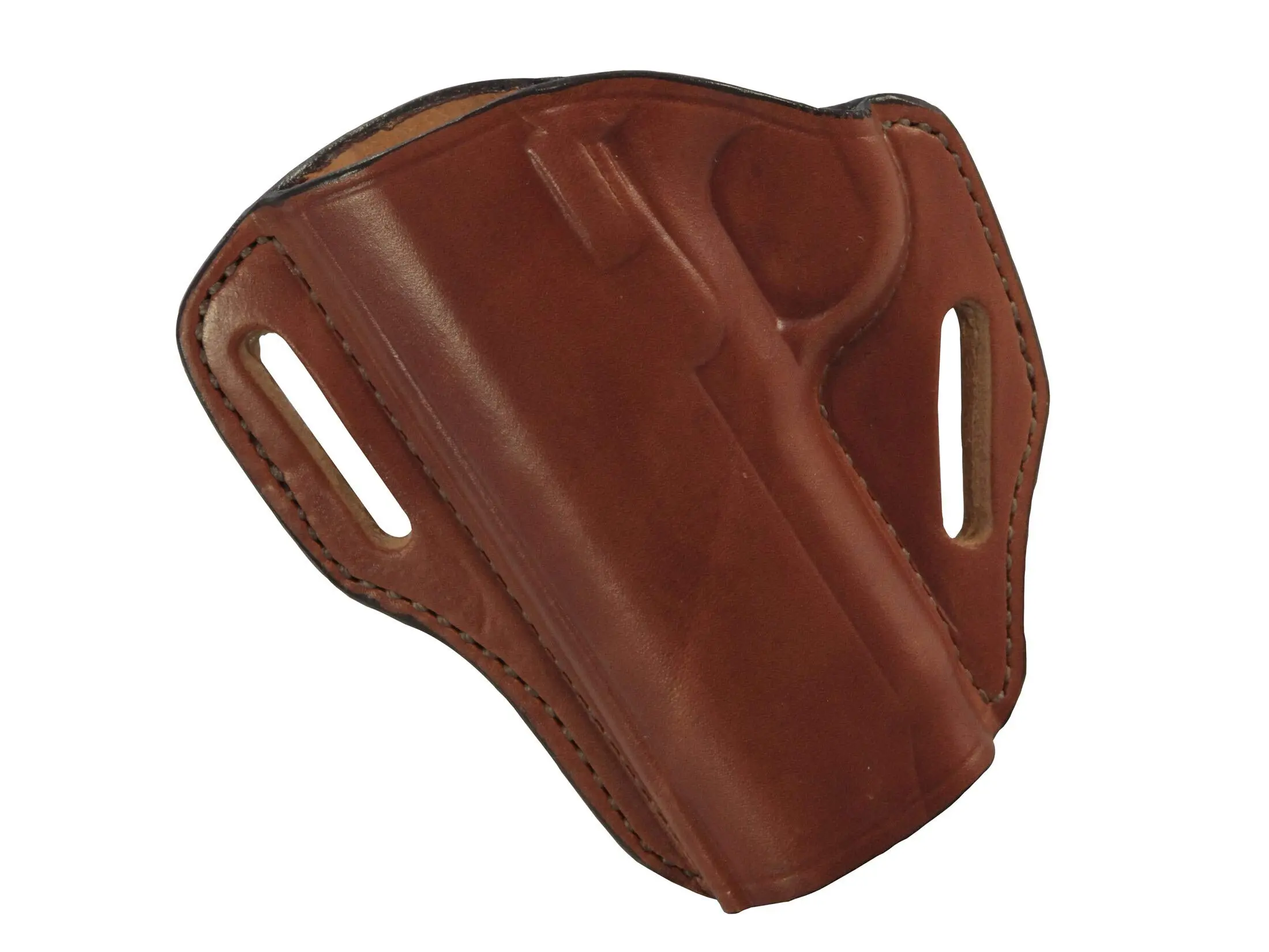 BIANCHI 58 P.I. Open-Top Leather Belt Slide Holster