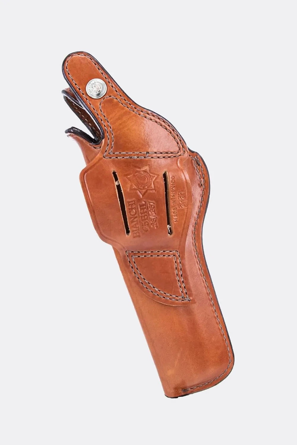 BIANCHI 5BHL Thumbsnap Suede-Lined Leather Belt Holster
